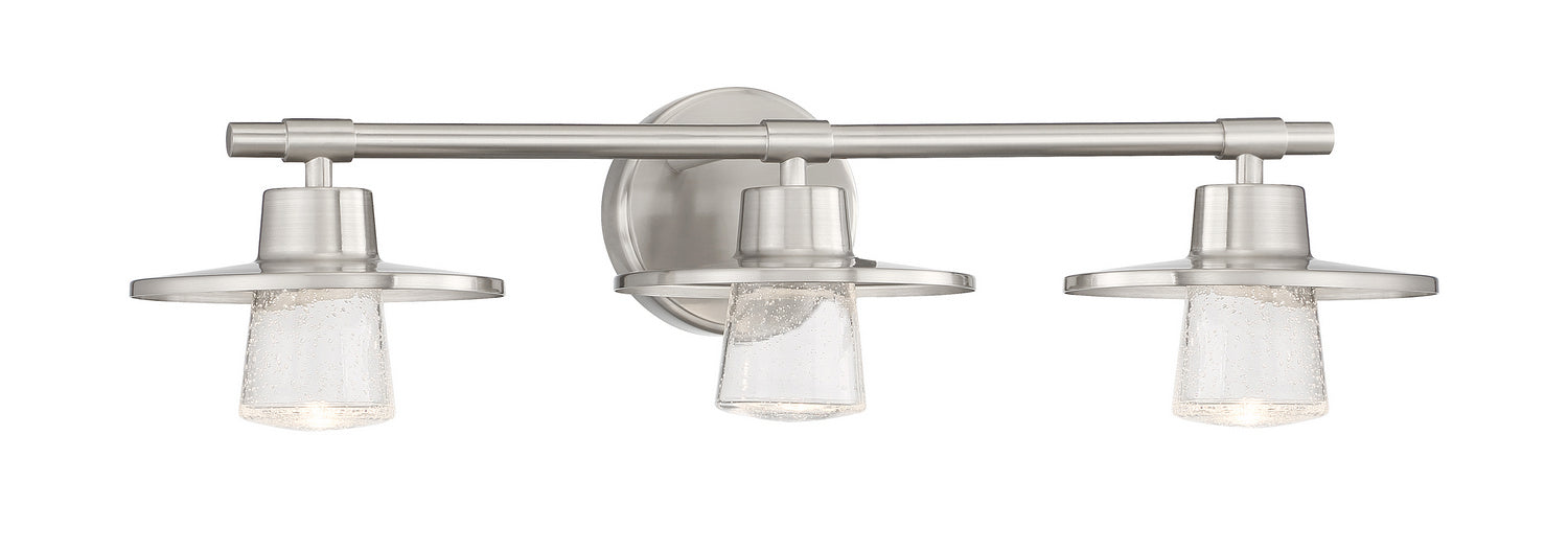 Minka-Lavery 2423-84-L LED Bath Light, Brushed Nickel