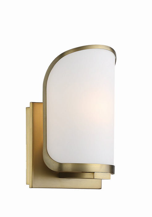 Minka-Lavery 2451-695 One Light Bath Bar, Soft Brass