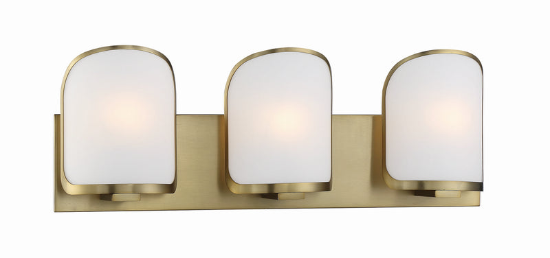 Minka-Lavery 2453-695 Three Light Bath, Soft Brass