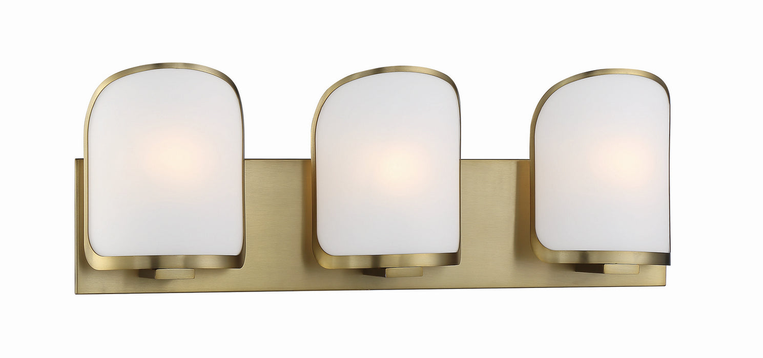 Minka-Lavery 2453-695 Three Light Bath, Soft Brass