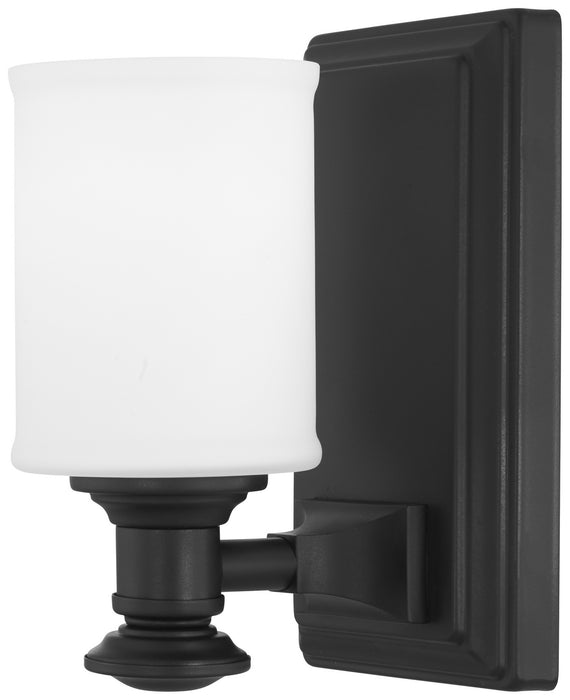 Minka-Lavery 5171-66A One Light Vanity, Coal