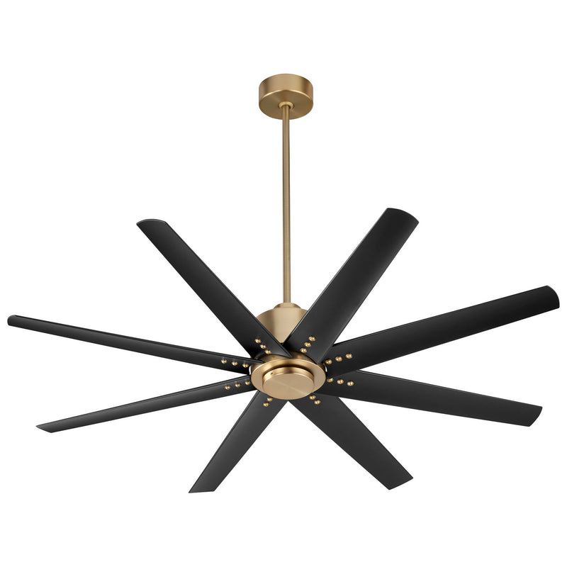 Quorum 3-112-40 56"Ceiling Fan, Aged Brass