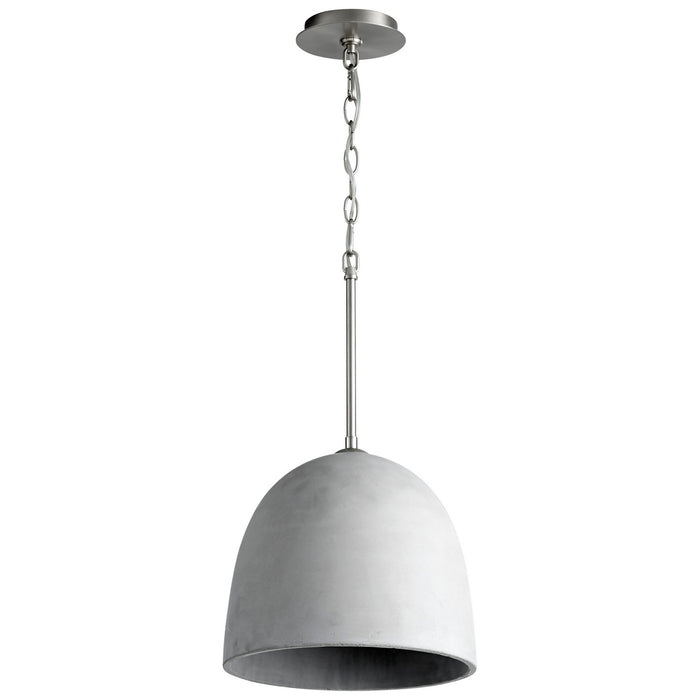 Oxygen 3-641-1624 LED Pendant, Grey W/ Satin Nickel