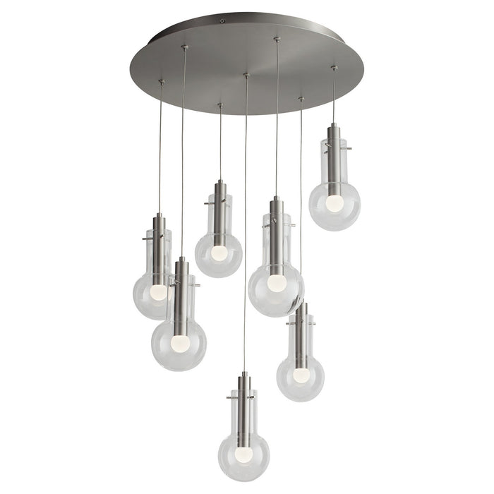 Oxygen 3-674-24 LED Pendant, Satin Nickel