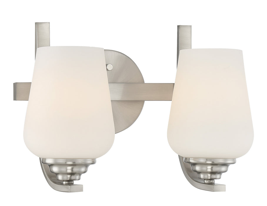 Minka-Lavery 1922-84 Two Light Bath, Brushed Nickel