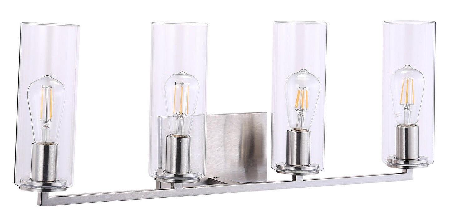Minka-Lavery 4044-84 Four Light Bath, Brushed Nickel