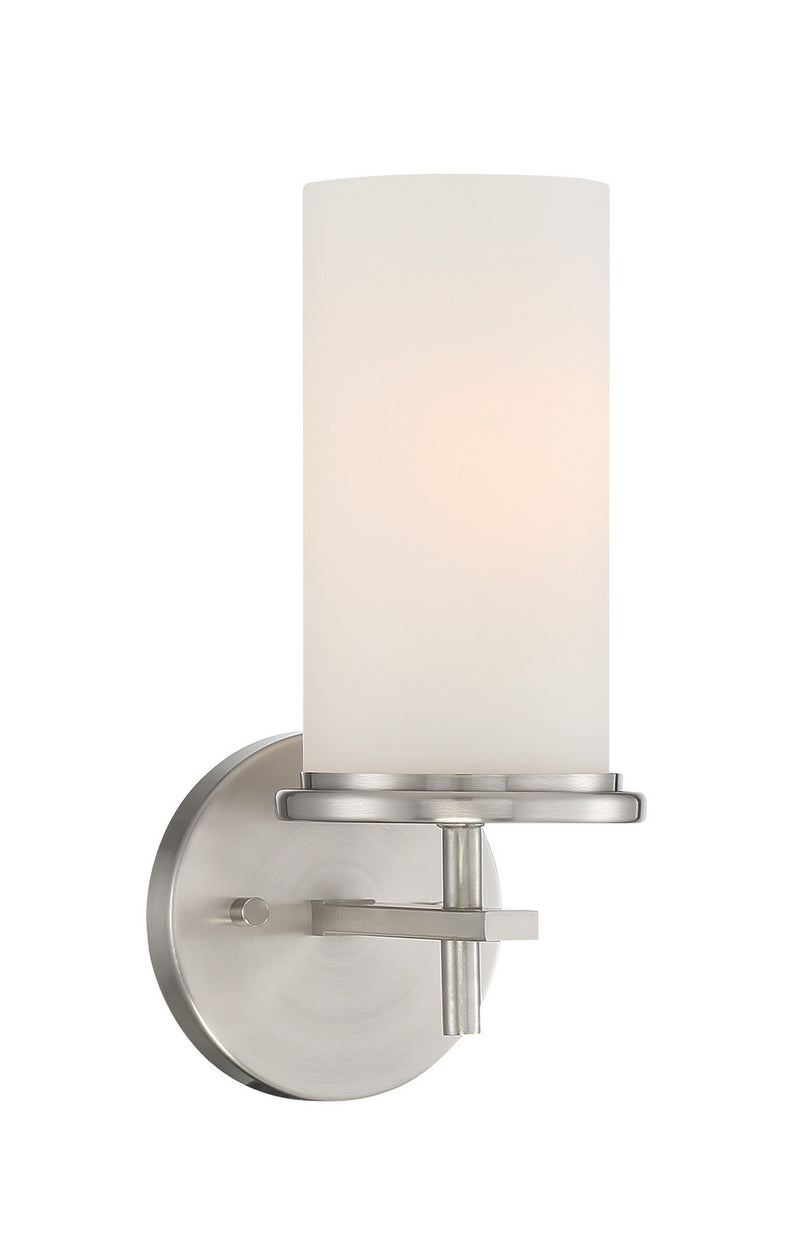 Minka-Lavery 4091-84 One Light Bath Bar, Brushed Nickel
