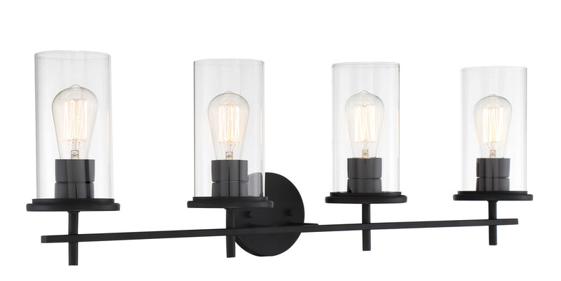 Minka-Lavery 4094-66A Four Light Bath Bar, Coal
