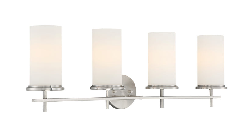 Minka-Lavery 4094-84 Four Light Bath Bar, Brushed Nickel
