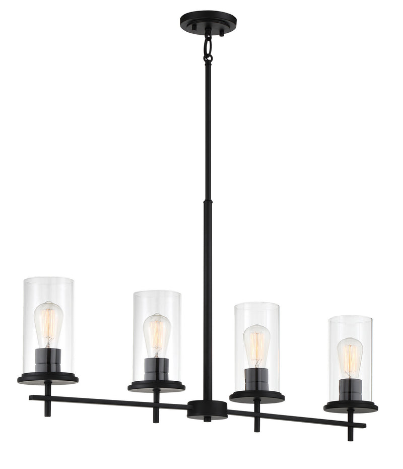Minka-Lavery 4097-66A Four Light Island Pendant, Coal