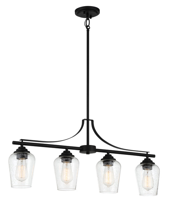 Minka-Lavery 4924-66A Four Light Island Pendant, Coal