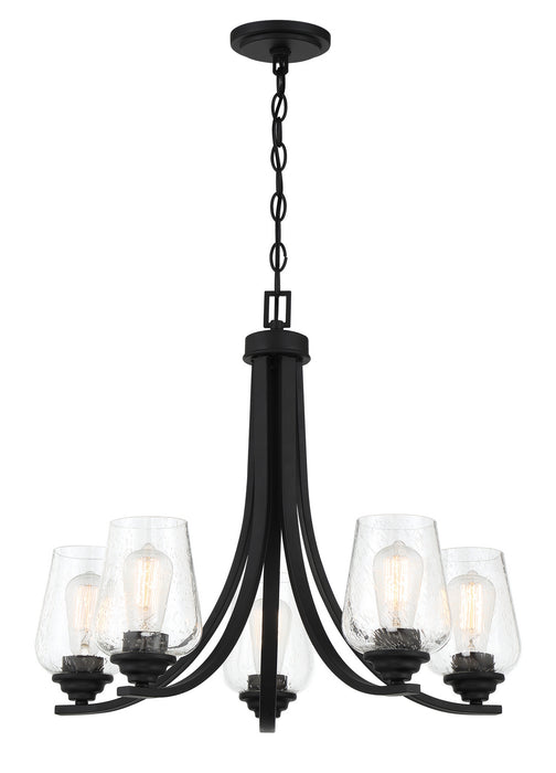 Minka-Lavery 4925-66A Five Light Chandelier, Coal