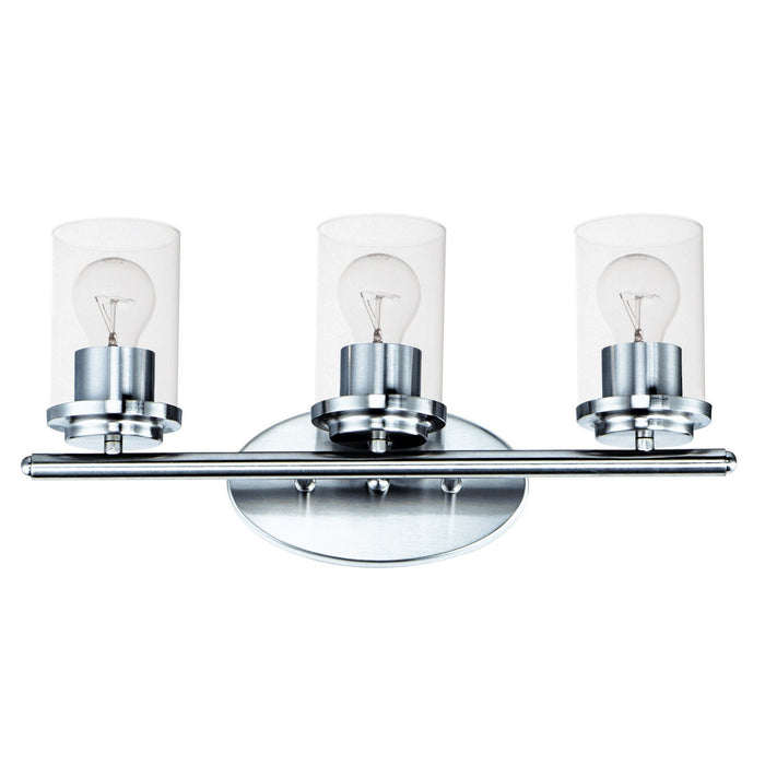Maxim 10213CLPC Three Light Bath Vanity, Polished Chrome
