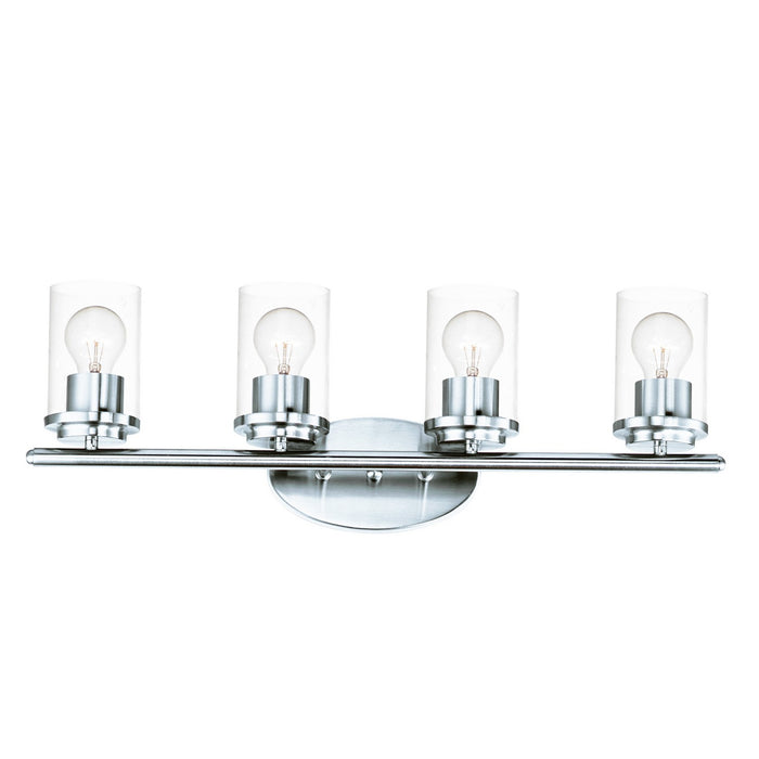 Maxim 10214CLPC Four Light Bath Vanity, Polished Chrome