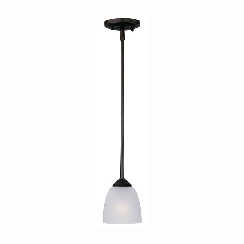 Maxim 92061FTBK One Light Mini Pendant, Black