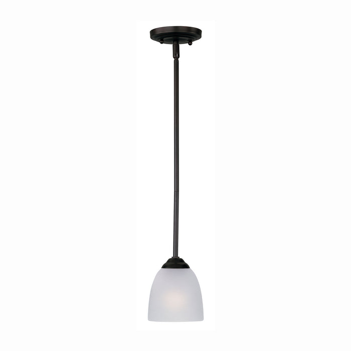 Maxim 92061FTBK One Light Mini Pendant, Black