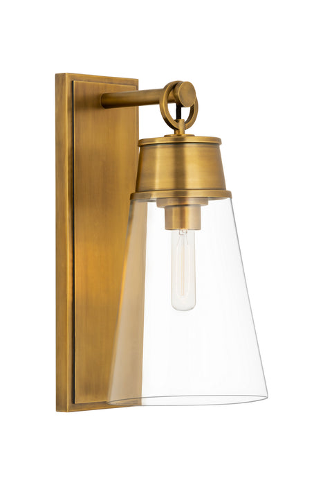 Z-Lite 2300-1SL-RB One Light Wall Sconce, Rubbed Brass