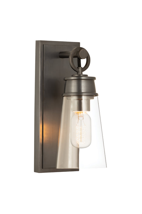 Z-Lite 2300-1SS-BP One Light Wall Sconce, Plated Bronze