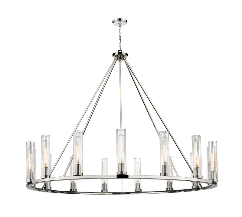 Z-Lite 3031-15PN 15 Light Chandelier, Polished Nickel