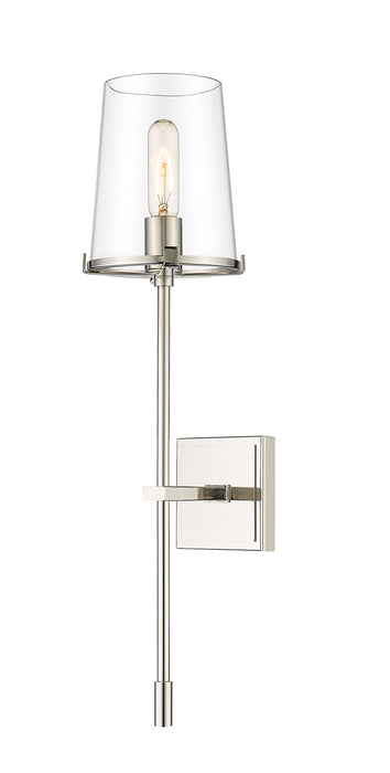 Z-Lite 3032-1S-PN One Light Wall Sconce, Polished Nickel