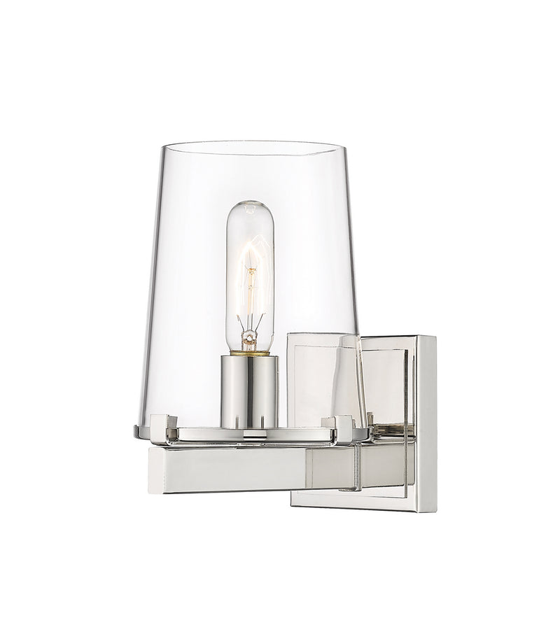 Z-Lite 3032-1V-PN One Light Wall Sconce, Polished Nickel