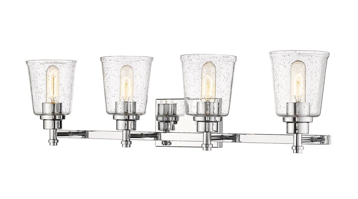 Z-Lite 464-4V-CH Four Light Vanity, Chrome