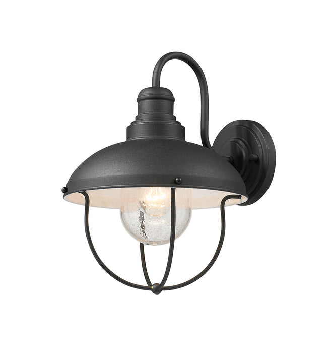 Z-Lite 590M-BK One Light Outdoor Wall Light, Black