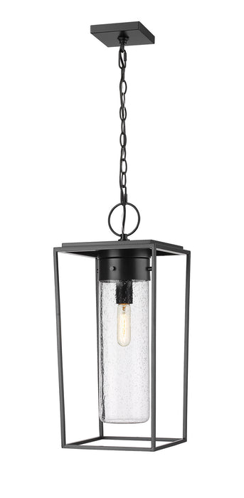 Z-Lite 594CHB-BK One Light Outdoor Chain Mount Ceiling Fixture, Black