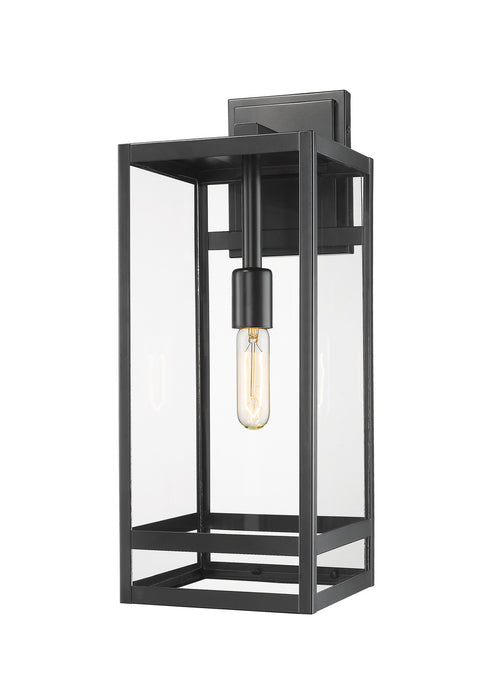 Z-Lite 596B-BK One Light Outdoor Wall Light, Black