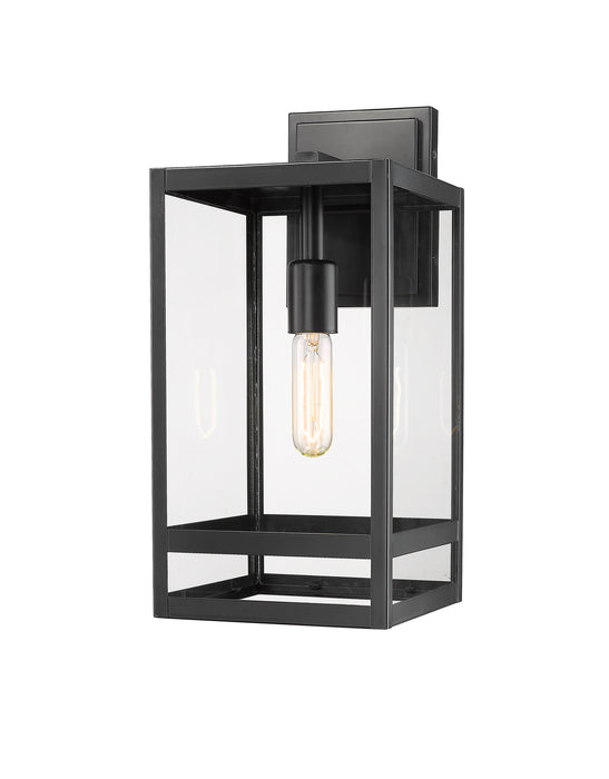 Z-Lite 596M-BK One Light Outdoor Wall Light, Black