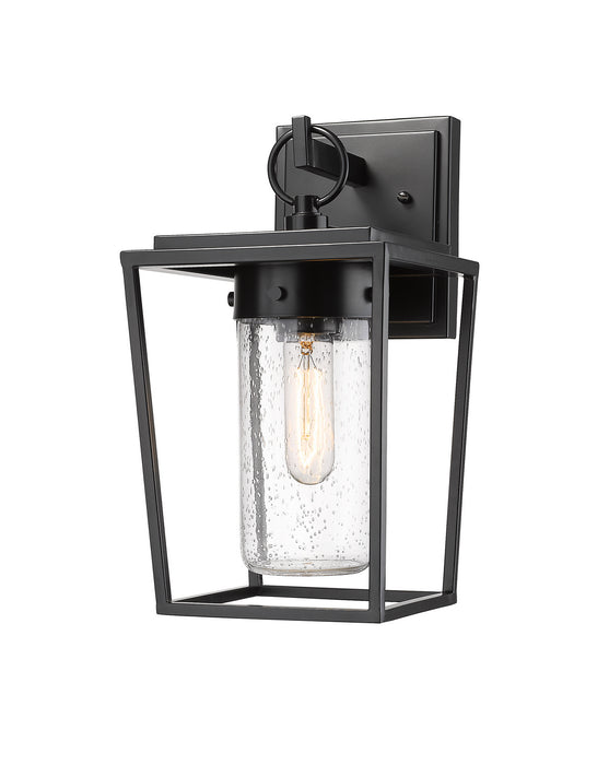 Z-Lite 594S-BK One Light Outdoor Wall Light, Black