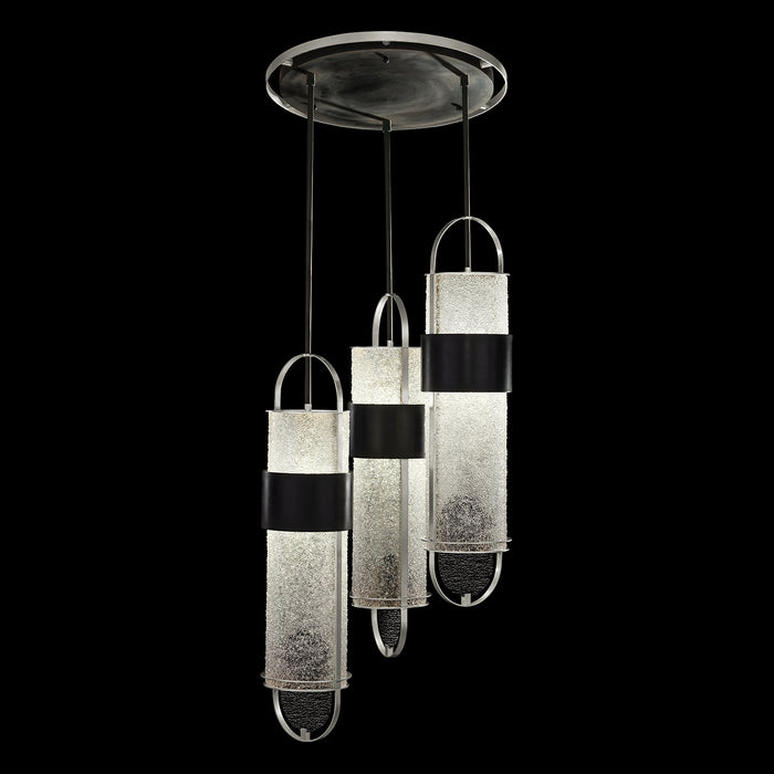 Fine Art 925340-11ST LED Pendant, Black/Silver