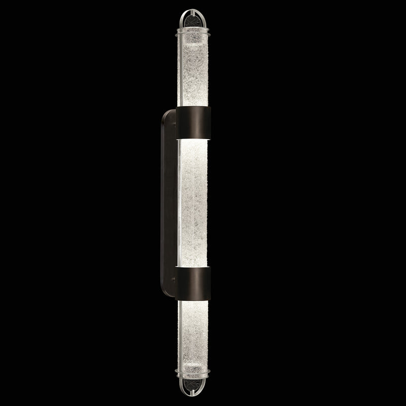Fine Art 925850-11ST LED Wall Sconce, Black/Silver