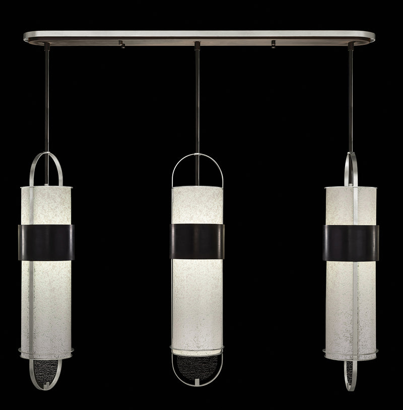 Fine Art 926140-12ST LED Pendant, Black/Silver