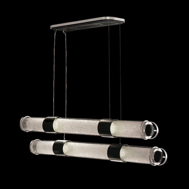Fine Art 926240-11ST LED Pendant, Black/Silver