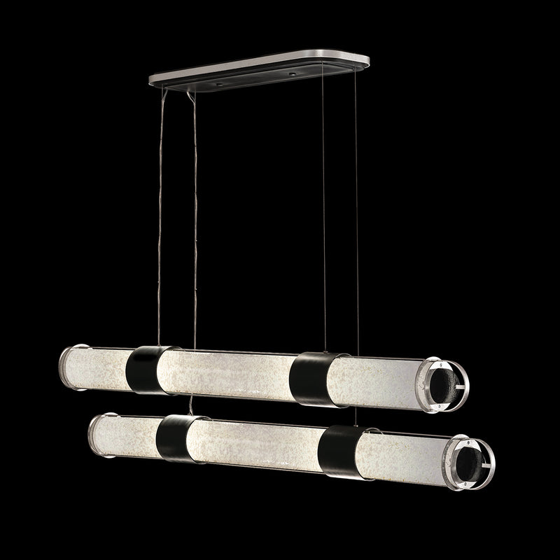 Fine Art 926240-12ST LED Pendant, Black/Silver