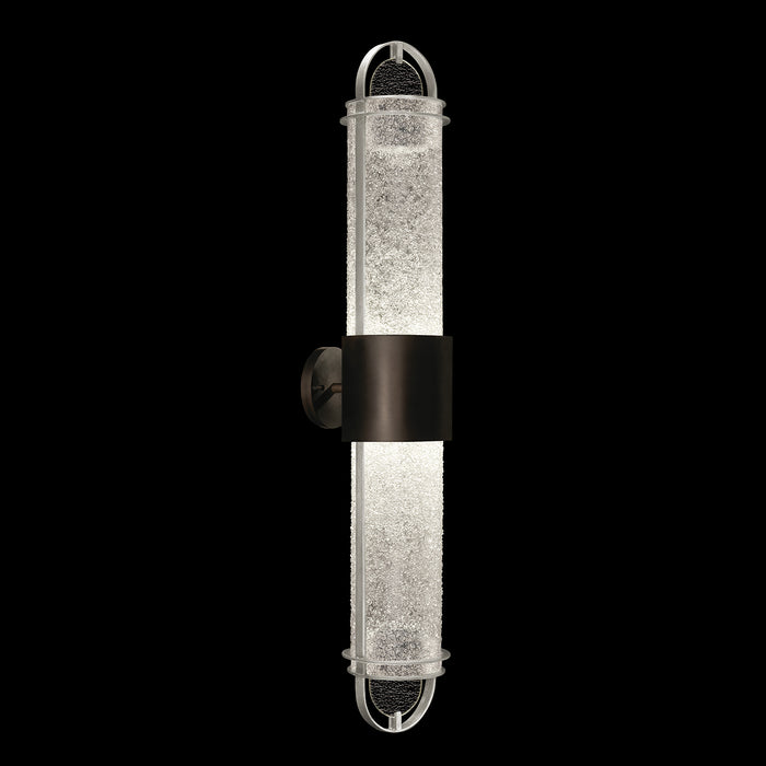 Fine Art 926450-11ST LED Wall Sconce, Black/Silver