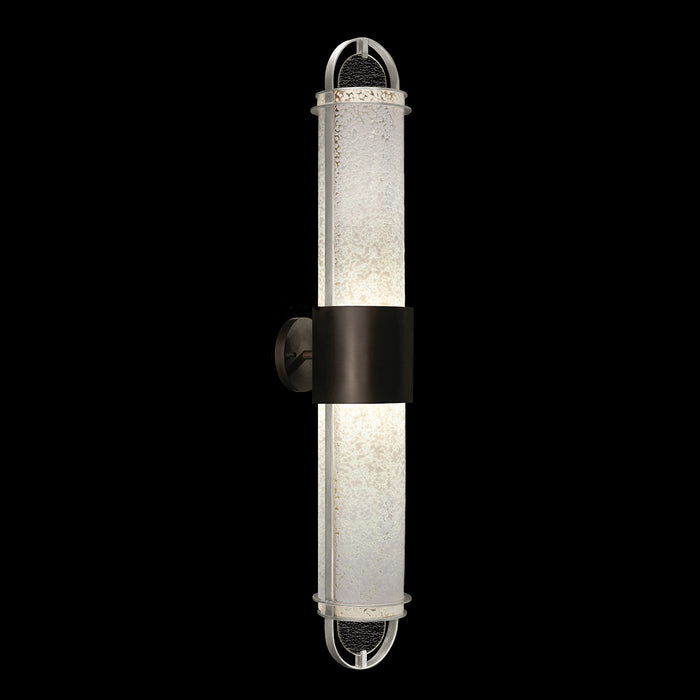 Fine Art 926450-12ST LED Wall Sconce, Black/Silver