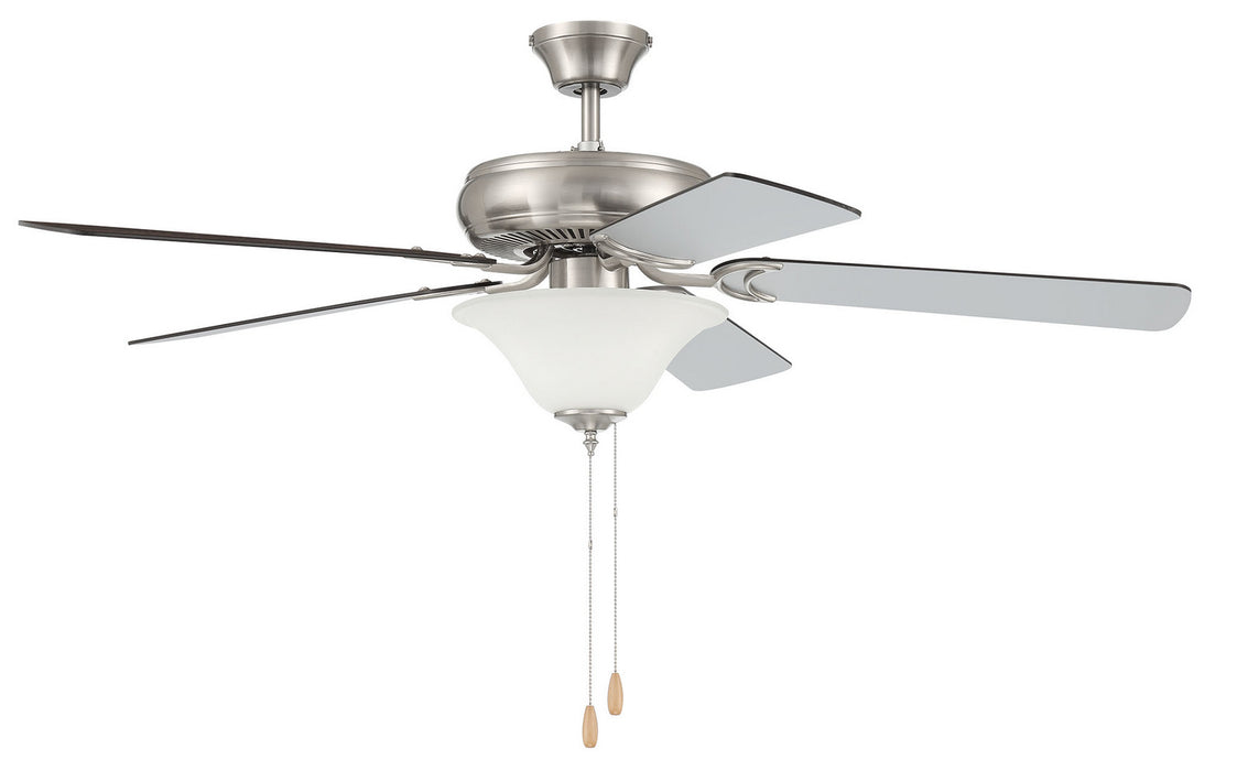 Craftmade DCF52BNK5C1W 52"Ceiling Fan, Brushed Polished Nickel