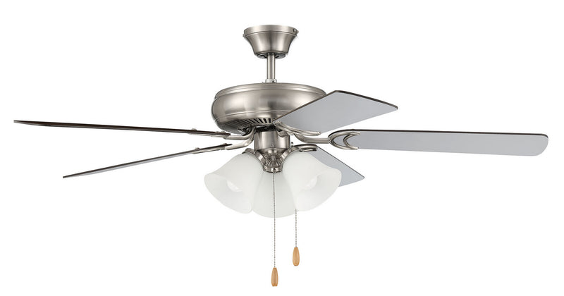 Craftmade DCF52BNK5C3W 52"Ceiling Fan, Brushed Polished Nickel