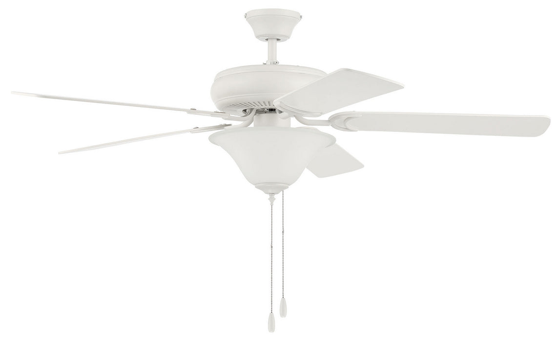 Craftmade DCF52W5C1W 52"Ceiling Fan, Matte White