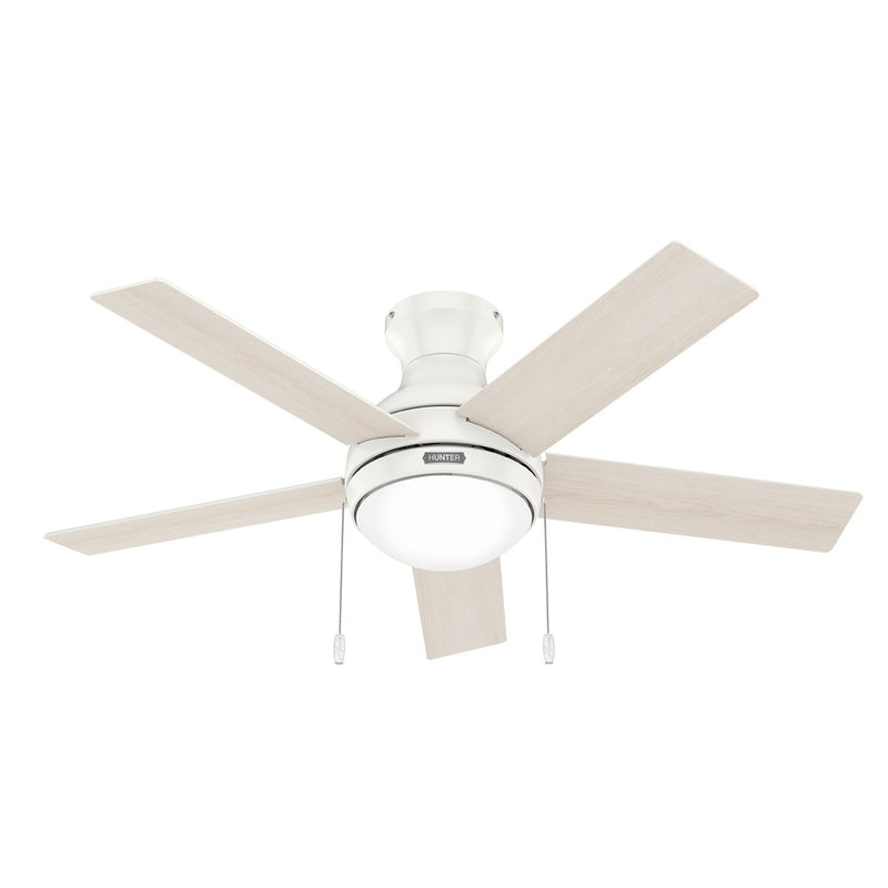 Hunter 51448 44" Ceiling Fan, Fresh White