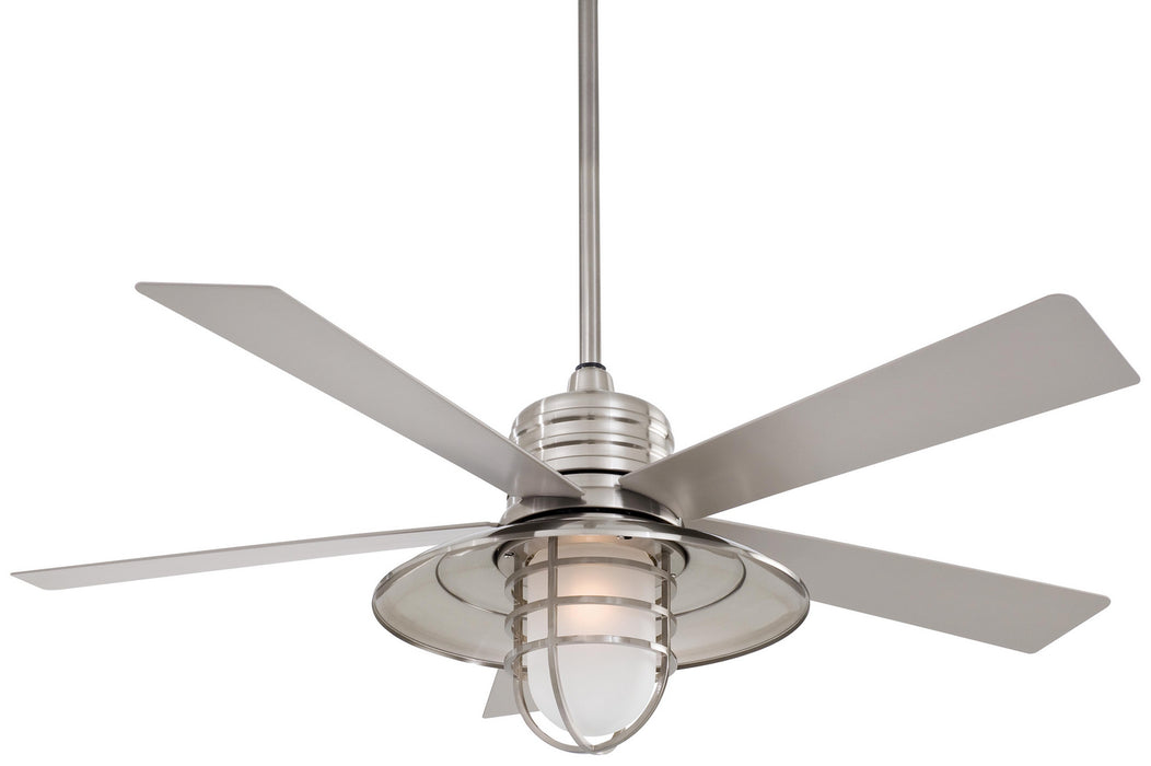 Minka Aire F582L-BNW 54" Ceiling Fan, Brushed Nickel Wet