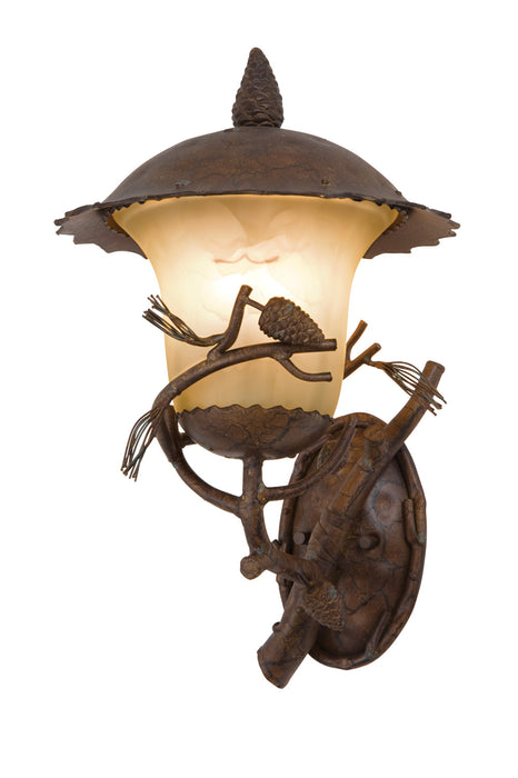 Kalco 9164PD Three Light Outdoor Wall Bracket, Ponderosa