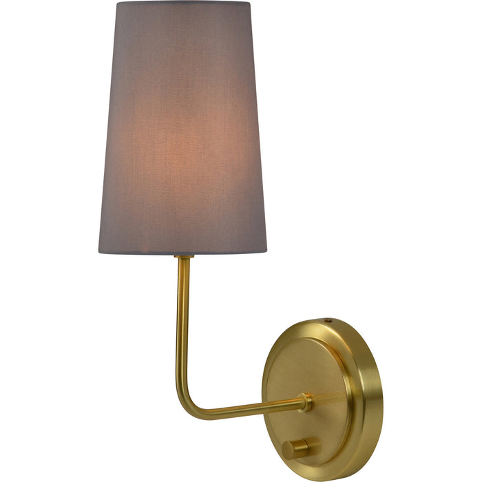 Renwil WS053 One Light Wall Sconce, Satin Brass