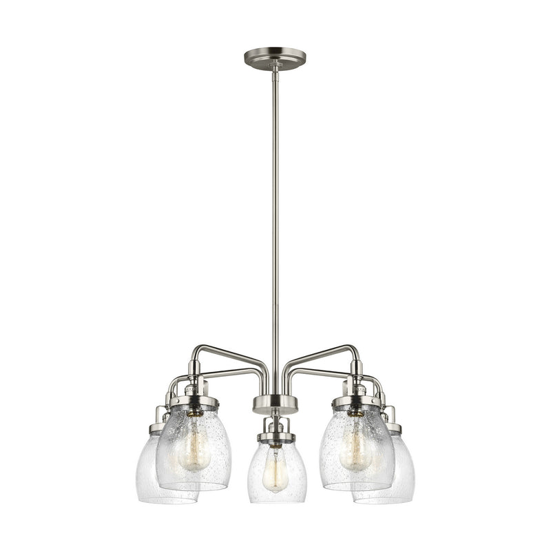 Generation Lighting 3114505EN7-962 Five Light Chandelier, Brushed Nickel