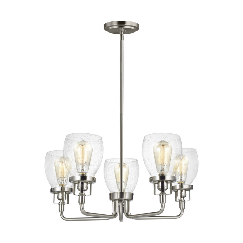 Generation Lighting 3214505EN7-962 Five Light Chandelier, Brushed Nickel