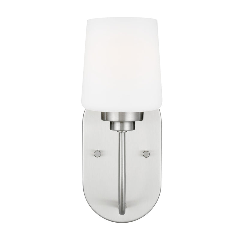 Generation Lighting 4102801-962 One Light Wall / Bath Sconce, Brushed Nickel