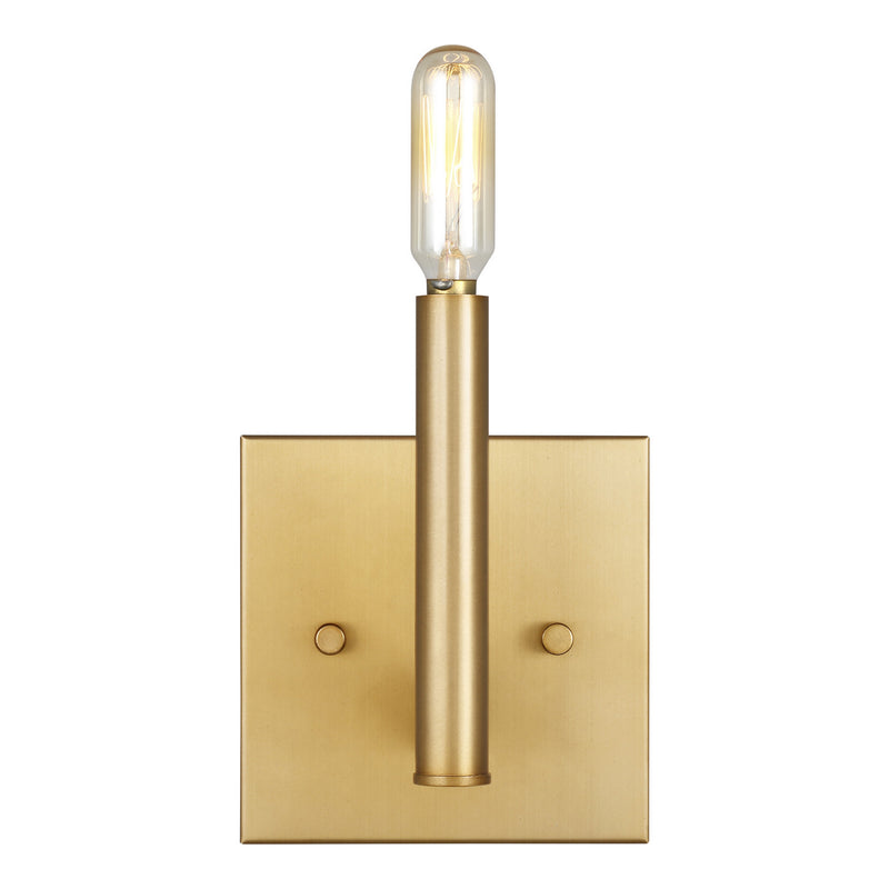 Visual Comfort Studio 4124301-848 One Light Wall / Bath Sconce, Satin Brass