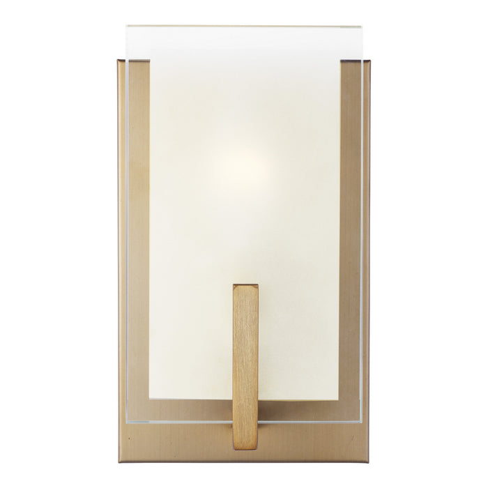 Visual Comfort Studio 4130801-848 One Light Wall / Bath Sconce, Satin Brass